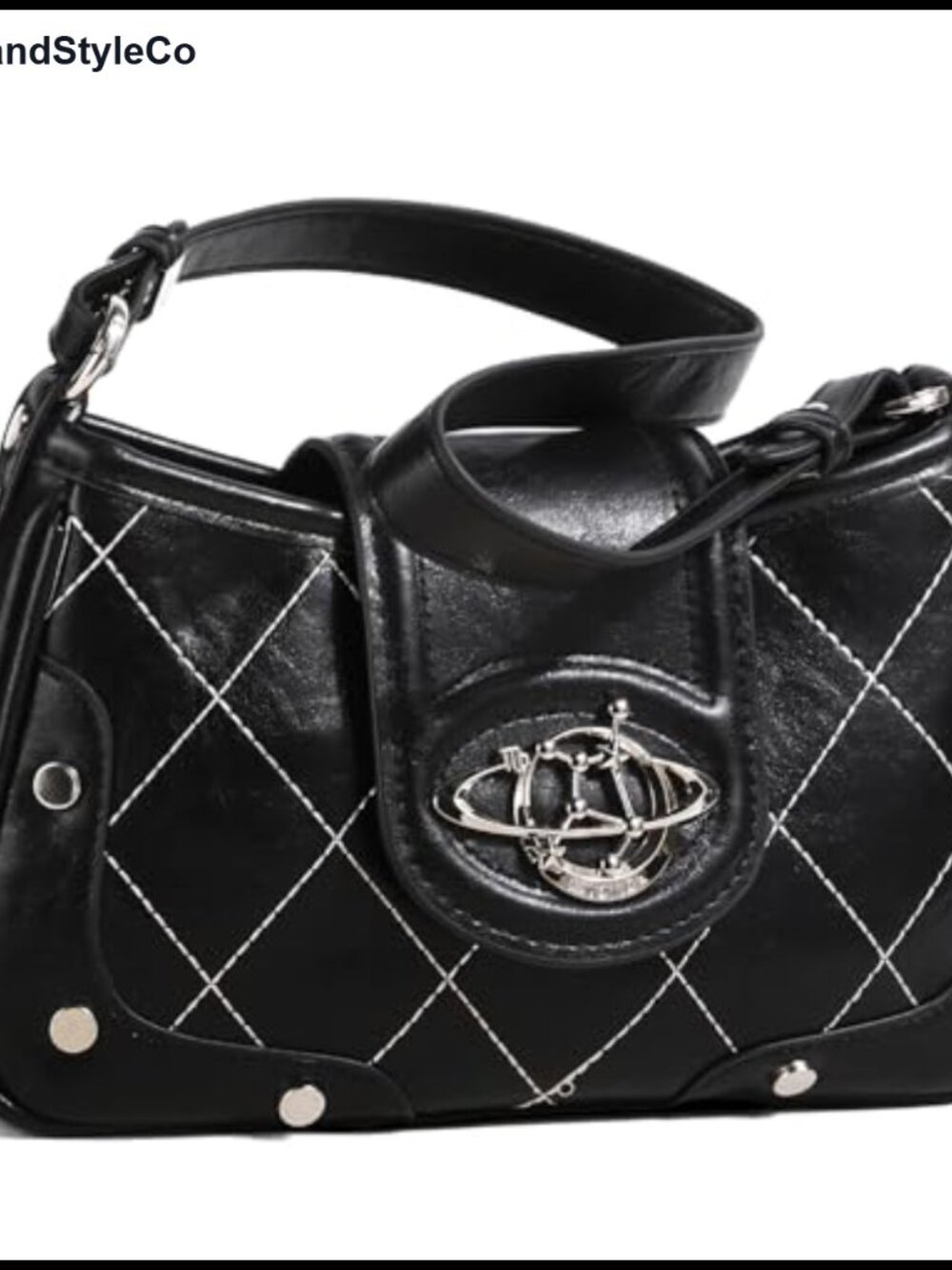 Women's Constellation Underarm Bag Crossbody Shoulder Bag Mini Tote Purse Faux